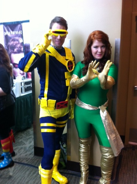 Scott Summers and Phoenix.